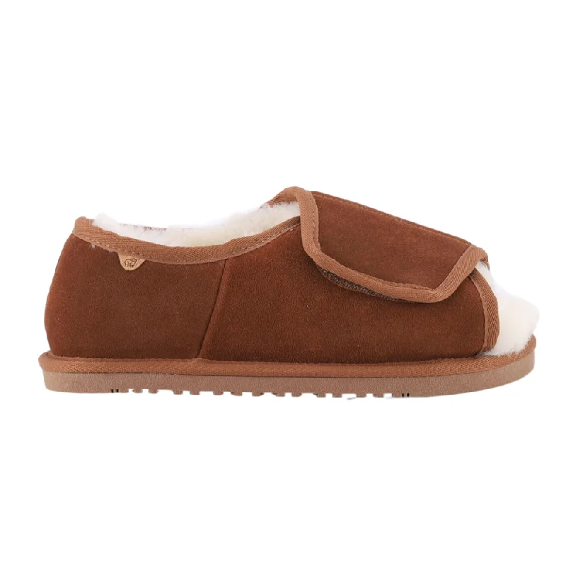 APMA Open Toe Wide Slide Slippers