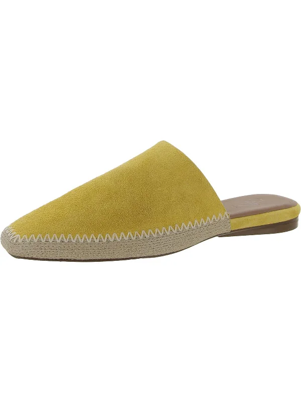 Candice Womens Suede Slip On Mules