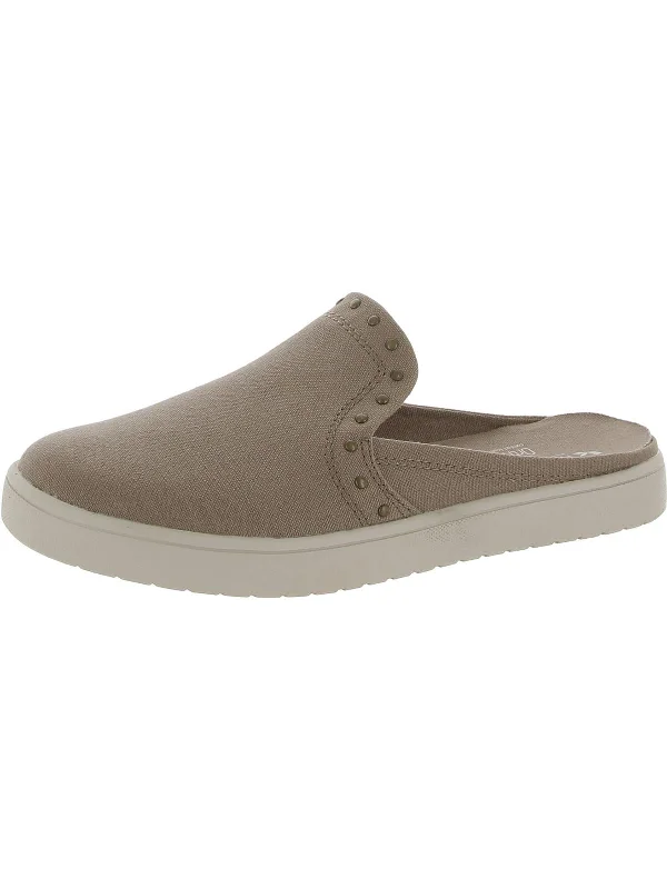 Darcee Womens Canvas Slip On Mules