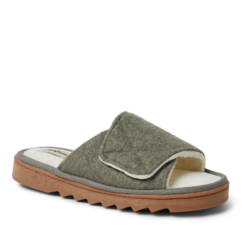 Dearfoams Womens Norma Wool Slide