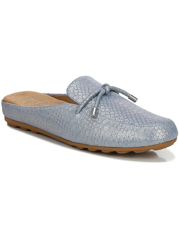 Demur-Knot Womens Leather Mules