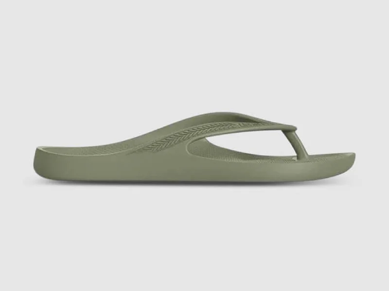 Lightfeet Revive Unisex Thongs <br> LF-RVTU-KHAKI