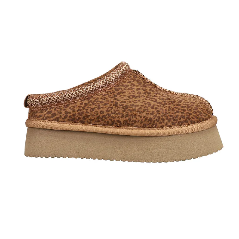 Pillow Talk Leopard Scuff Slippers