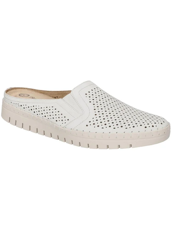 Refresh Womens Leather Slip On Mules