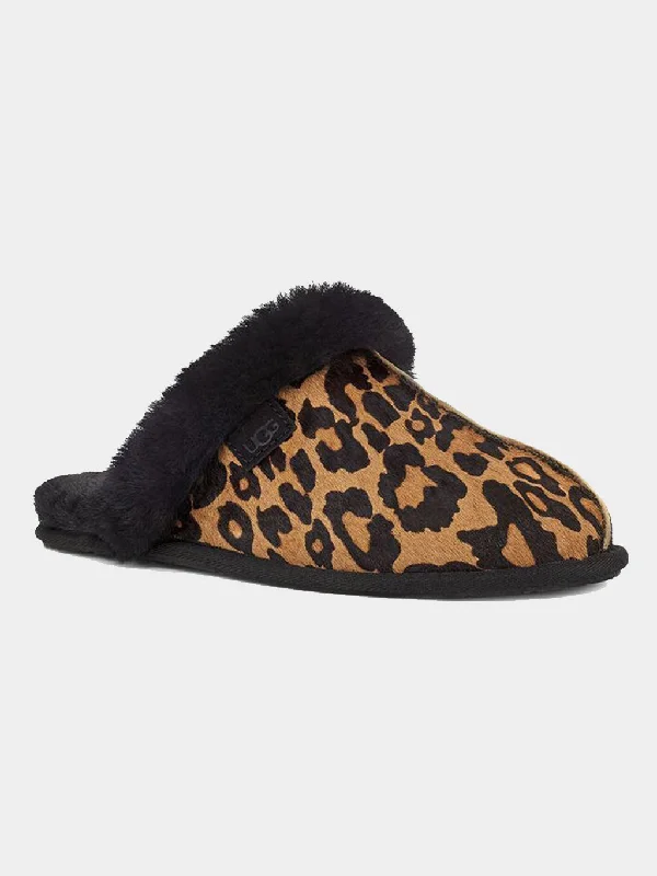 Scuffette II Panther Print Slipper