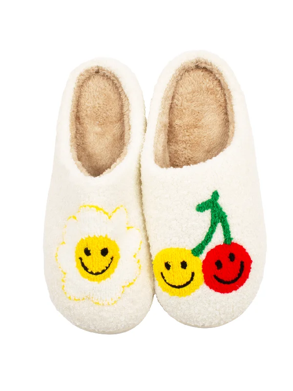 Smiley 3.0 Slipper- Flower/ Cherries