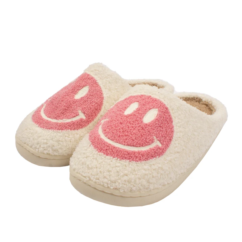 Smiley 3.0 Slippers-Pink/White