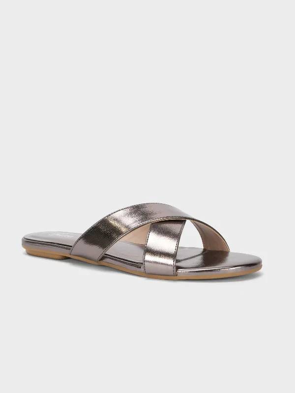 Women's "ANONA" Shimmer Summer Slippers