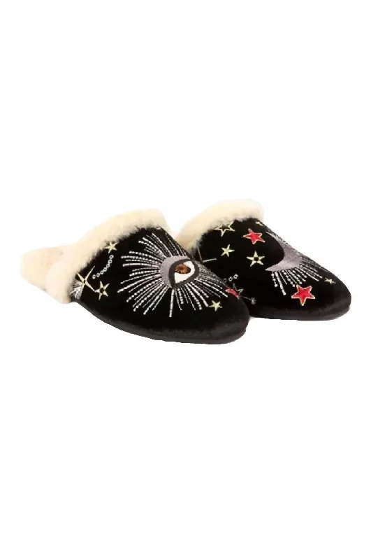 Women's Celestial Slipper In Black