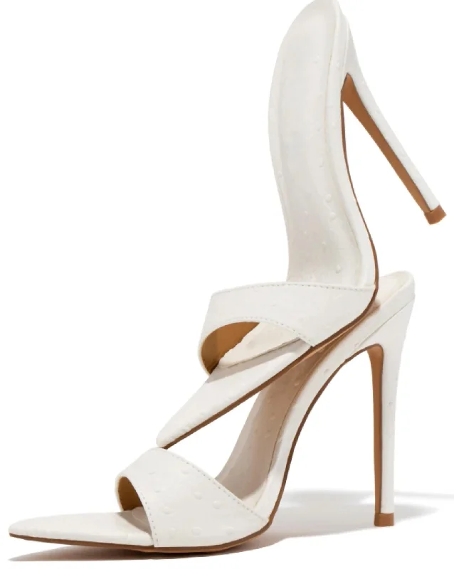 Women's Saldana Mule In White