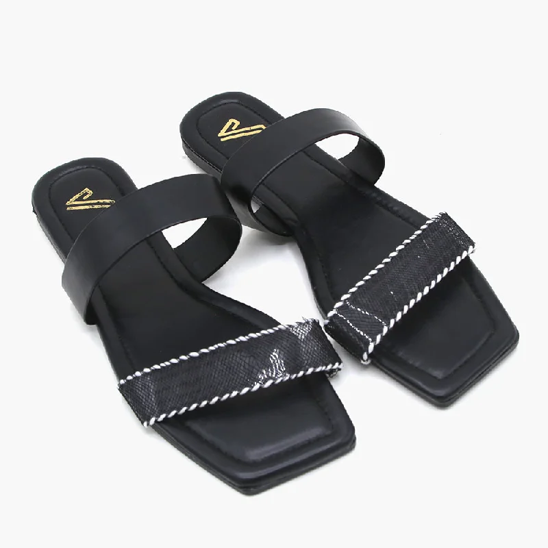 Women's Slipper - Black