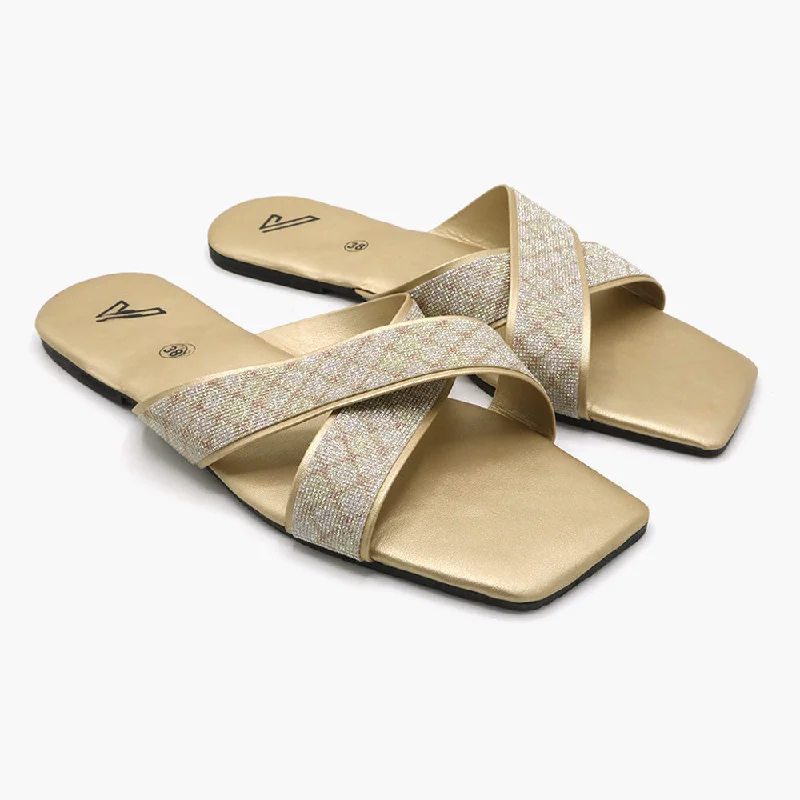 Women's Slipper - Golden