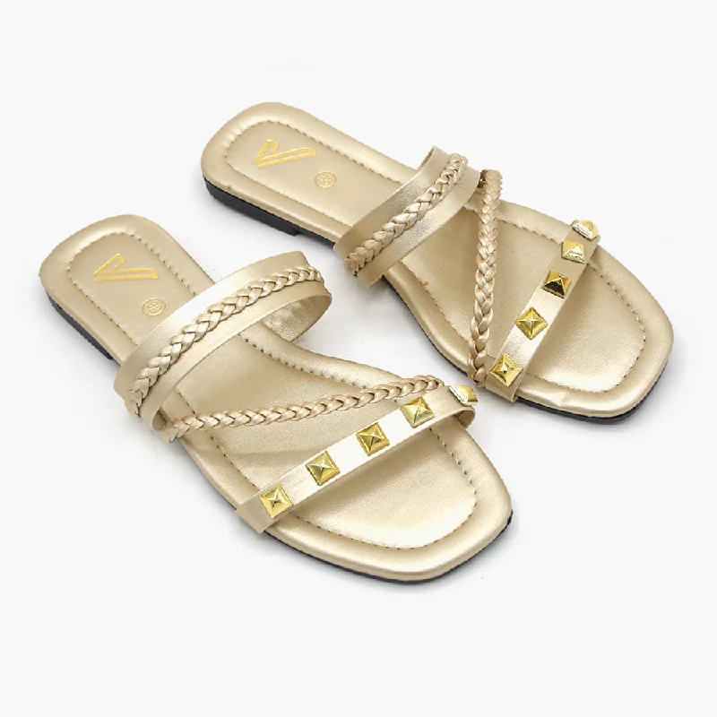 Women's Slipper - Golden