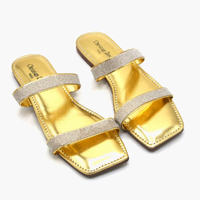 Women's Slipper - Golden