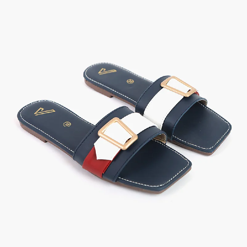 Women's Slipper - Navy Blue