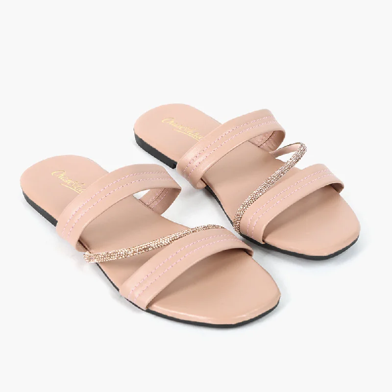 Women's Slipper - Peach