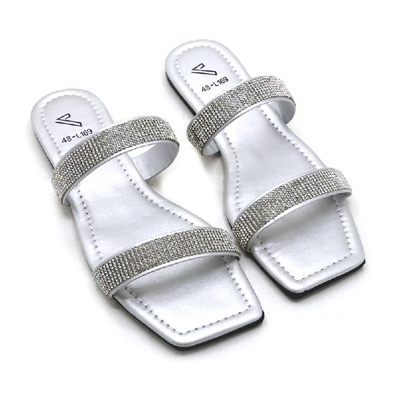 Women's Slipper - Silver