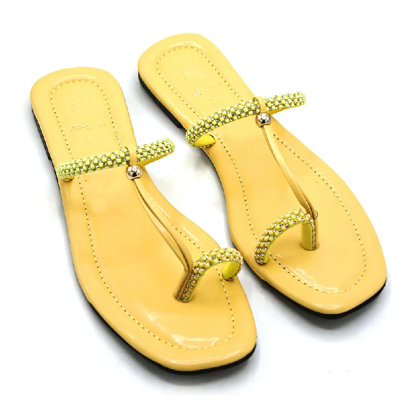 Women's Slipper - Yellow