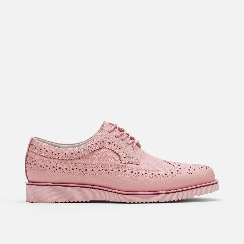 Alexander Pink Leather Longwing Sneakers