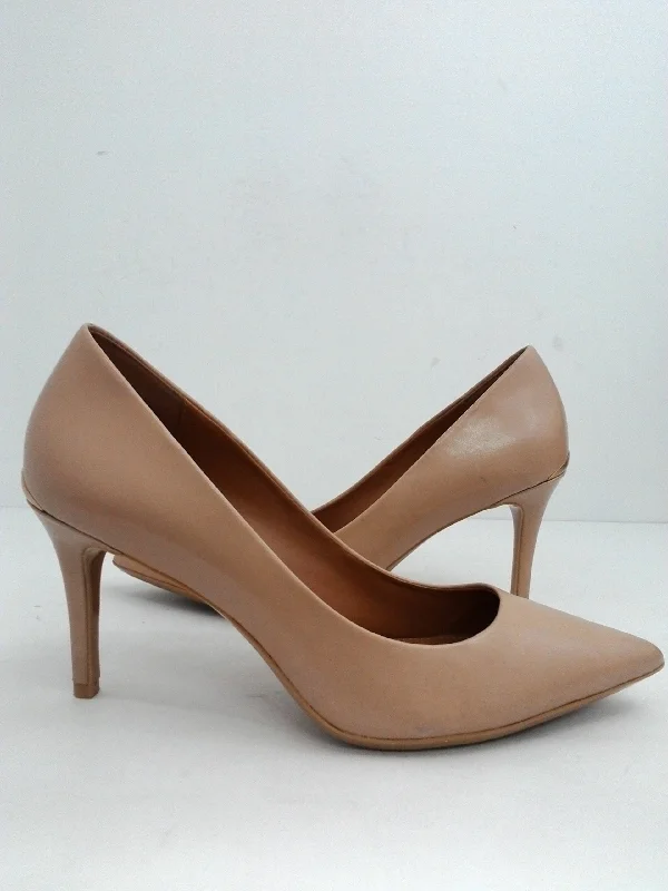 Calvin klein Women's Gayle Pumps Leather Tan Size 8 M