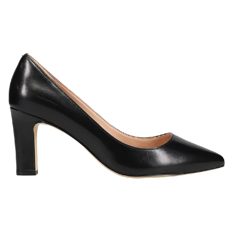 Mylah Round Toe Block Heel Pumps