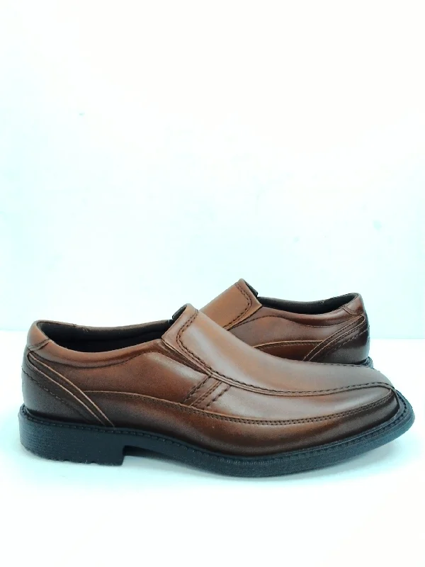 Rockport Men's Style Leader 2 Bike Toe Slip-on , Brown Size 7.5 M