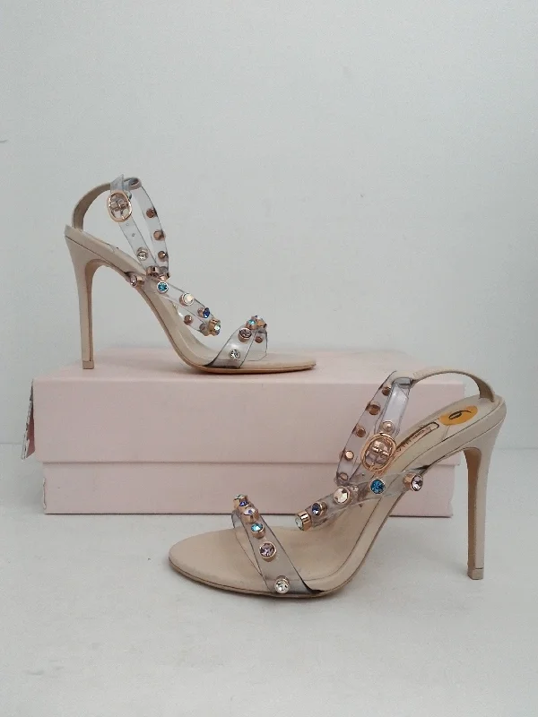 Sophia Webster Women's Rosalind Gem Nude Sandal Size 36 M