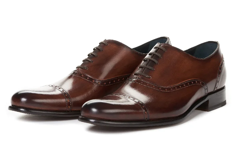 The Brando Semi-Brogue Oxford - Brown