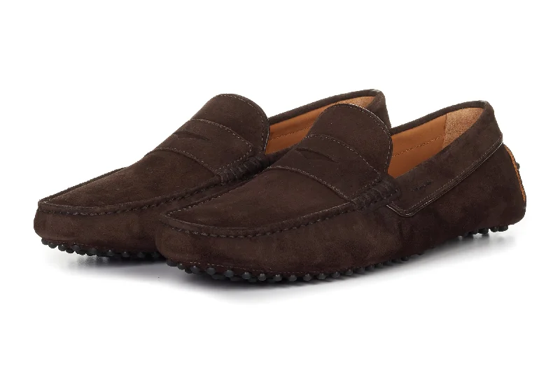 The McQueen Driving Loafer - Chocolate Suede