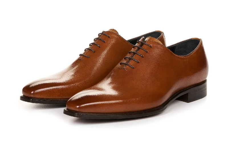 The Ramses Wholecut Oxford - Cognac Brown