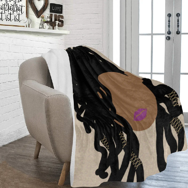 Butterfly locs 60x80 blanket