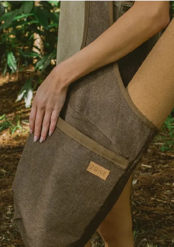 Cork Yoga Mat and Hemp Tote Combo