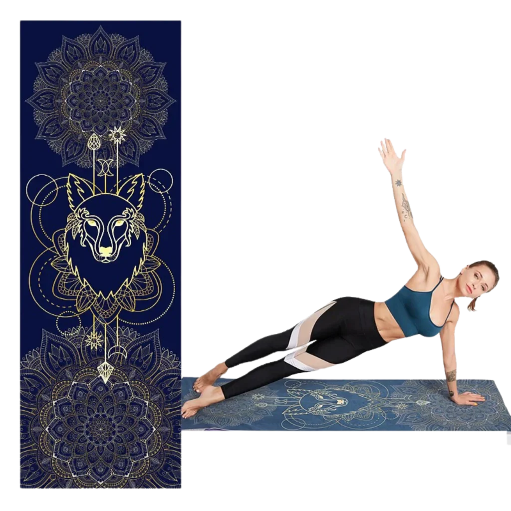 DOUBLE-FACED VELVET YOGA TOWEL FOR HOT YOGA PRACTICE