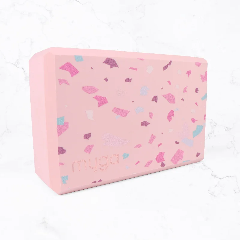 Foam Yoga Block - Terrazzo