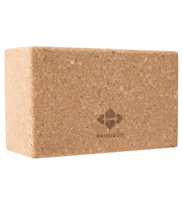 Halfmoon Cork Yoga Block 3.5 Inch