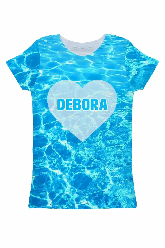 Harmony Song Customized NAME Zoe Blue T-Shirt - Women