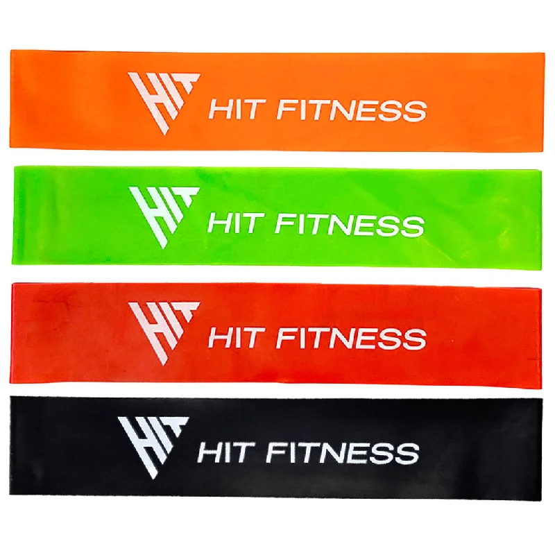 Hit Fitness Resistance Band Pack (Light - Extra Heavy)