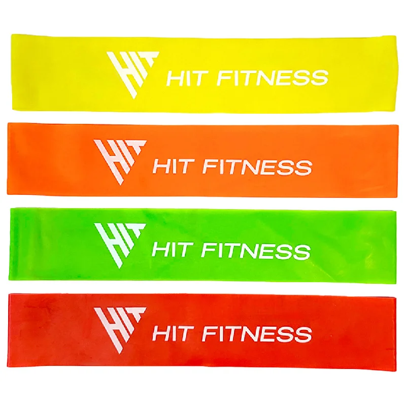 Hit Fitness Resistance Band Pack (Extra Light to Heavy)