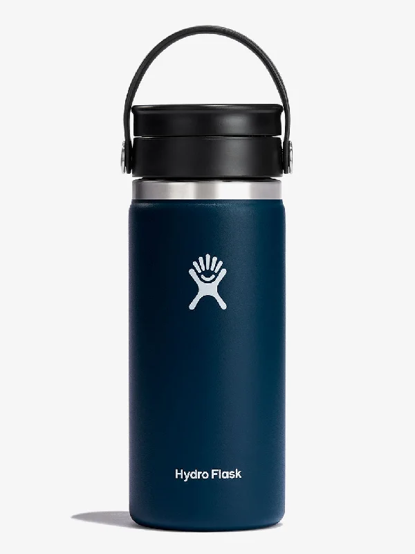 Hydro Flask 473ml (16oz) Wide Mouth with Flex Sip Lid - Indigo