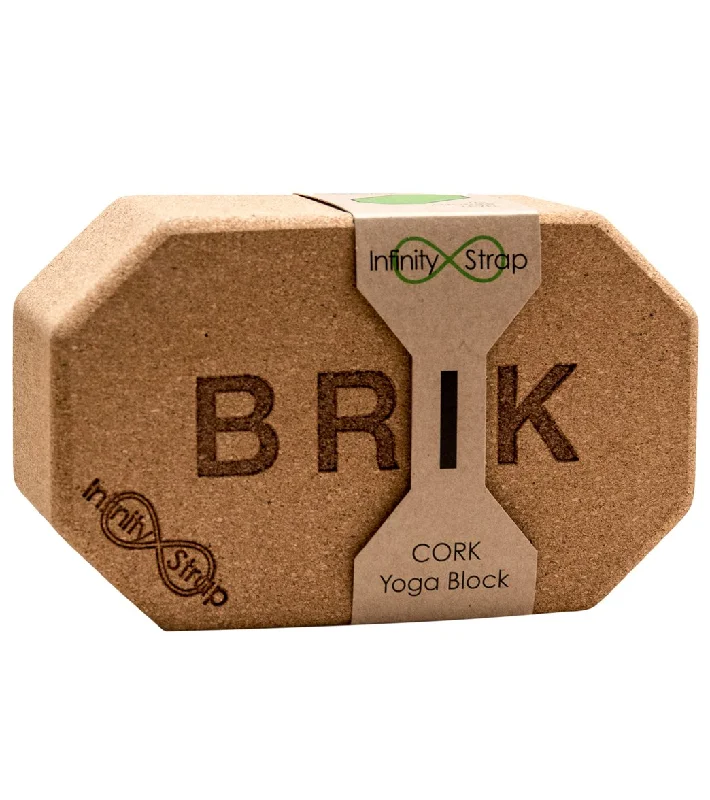 Infinity Strap BRIK Cork Yoga Block