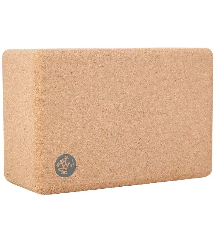 Manduka Cork Yoga Block Standard 4 Inch