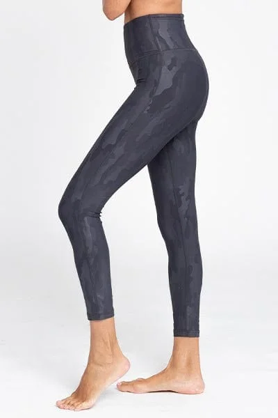 Motion Legging, Matte Black Camo (Whisper)