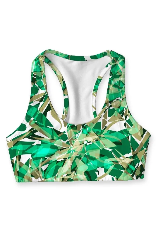 Nephrite Fantasy Stella Seamless Racerback Sport Bra - Women