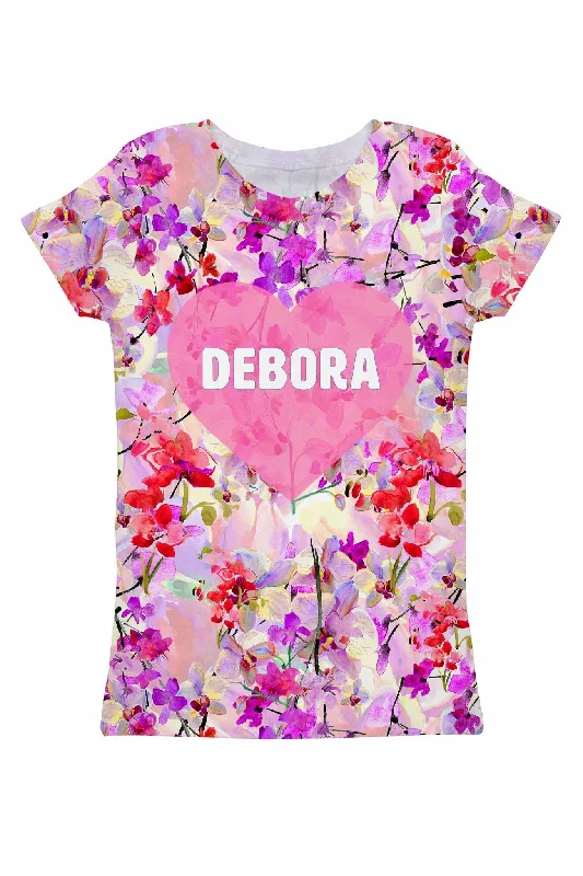 Orchid Caprice Customized NAME Zoe Pink T-Shirt - Women