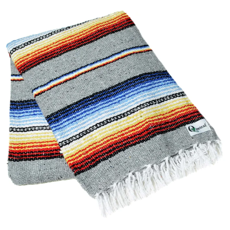 Santa Fe by Quetzal Mexican Yoga Blanket