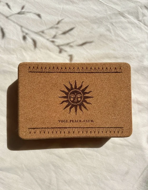 Cork Yoga Block - Sun Block