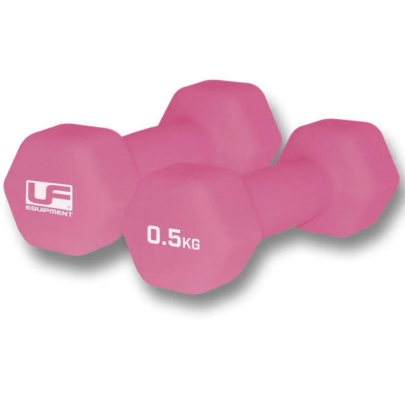 Urban Fitness Hex Neoprene Dumbbells | 0.5kg Pair