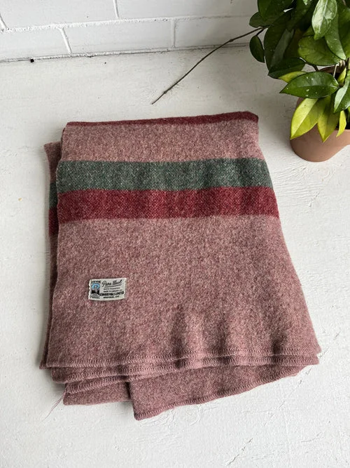 Stripe Vintage Wool Blanket