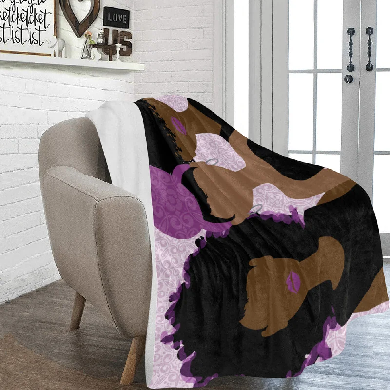 Wrapped in Purple 60x80 blanket