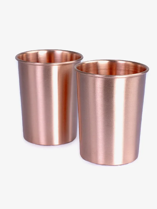 Yoga-Mad Copper Cup Set of 2 - Plain